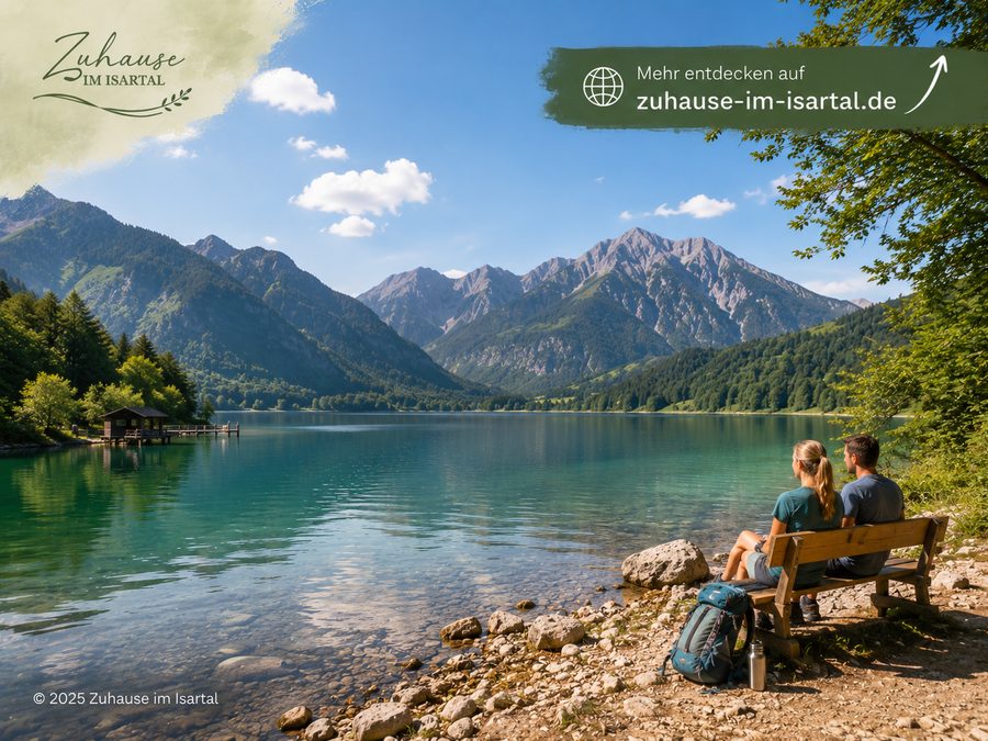 Türkisblauer Bergsee in den Voralpen