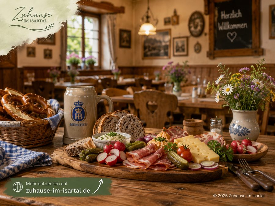 Bayerisches Wirtshaus mit Brotzeit